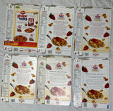 1990's-2000's Empty Grape Nuts Flakes 18OZ Cereal Boxes Lot of 6 SKU U199/233