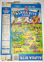 1996 Empty Post Alpha-Bits Wholesome Fun 15OZ Cereal Box SKU U198/208