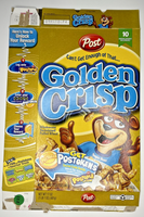 2005 Empty Post Golden Crisp Postokens 17OZ Cereal Box SKU U198/221