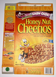 2000 Empty Honey Nut Cheerios Boxtop Offer 14OZ Cereal Box SKU U198/200