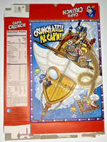 2003 Empty Cap'n Crunch Crunch-a-tize Me 16OZ Cereal Box SKU U198/213