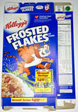 1998 Empty Kellogg's Frosted Flakes Microsoft Offer 20OZ Cereal Box SKU U198/214