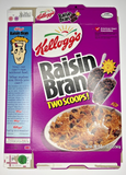 1999 Empty Kellogg's Raisin Bran 20OZ Cereal Box SKU U198/205