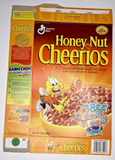 2001 Empty Honey Nut Cheerios Sweetarts Not Included 14OZ Cereal Box SKU U198196