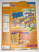 2001 Empty Honey Nut Cheerios Sweetarts Not Included 14OZ Cereal Box SKU U198196