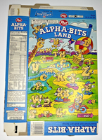 1997 Empty Post Alpha-Bits Wholesome Fun 15OZ Cereal Box SKU U198/206