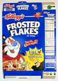 2002 Empty Kellogg's Frosted Flakes Cartoon Network 15OZ Cereal Box SKU U198/154