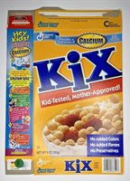 1999 Empty General Mills Kix 9OZ Cereal Box SKU U198/170