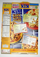 1999 Empty General Mills Kix 9OZ Cereal Box SKU U198/170