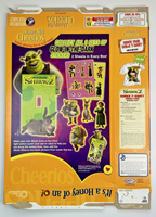 2004 Empty General Mills Honey Nut Cheerios Shrek 14OZ Cereal Box