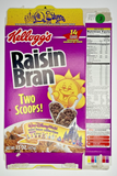 2001 Empty Kellogg's Raisin Bran Disney 15OZ Cereal Box SKU U198/191