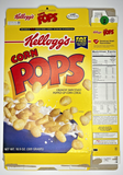 1998 Empty Kellogg's Corn Pops 10.9OZ Cereal Box SKU U198/188