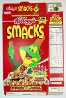 1996 Empty Kellogg's Smack Mike & Ike Not Included 17.6OZ Cereal Box SKU U198164