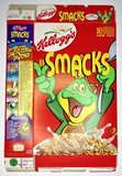 2000 Empty Kellogg's Smacks 17.6 OZ Cereal Box SKU U198/167