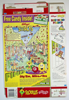 1996 Empty Kellogg's Smack Mike & Ike Not Included 17.6OZ Cereal Box SKU U198164