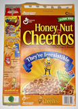 1999 Empty Honey Nut Cheerios Domino's Pizza 14OZ Cereal Box SKU U198/182