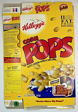 1999 Empty Kellogg's Corn Pops Music Offer 15OZ Cereal Box SKU U198/166