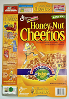 1999 Empty Honey Nut Cheerios A Bug's Life 20OZ Cereal Box SKU U198/150