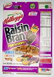 2001 Empty Kellogg's Raisin Bran Nascar 25.5OZ Cereal Box SKU U198/185