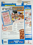 1996 Empty Kellogg's Rice Krispies Cookbook Offer 10OZ Cereal Box SKU U198/165