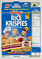 1997 Empty Kelloggs Rice Krispies Marshmallow Offer 10OZ Cereal Box SKU U198/155