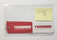 Vintage 12/1978 TWA Trans World Airline Luggage Baggage Tags 2  Pb202/4