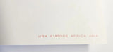 TWA Airlines In Flight Stationery, 1 sheet of paper 1 envelope Unused PB202/12