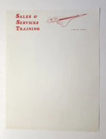 TWA  Airlines Sales & Services Training St. Louis Letterhead 11"x8.5" PB202