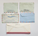 1957 Air Mail Covers Letters McDonnell Aircraft, Italy, Portugal,Blank lot of 5