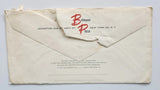 1957 Belmont Plaza Hotel New York City Hotel Bill and Letter Ephemera PB25