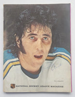 1972 St. Louis Blues National Hockey League Magazine Phil Roberto M451