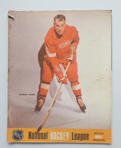 1969 St. Louis Blues National Hockey League Magazine Gordie Howe M450