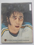 1972 St. Louis Blues National Hockey League Magazine Phil Roberto M451