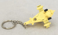 Helicopter Keychain Toy Tan / Red Light Up Apache Military Aircraft PB81
