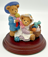 Dept 56 Upstairs Downstairs Bears Henry & Alice Bosworth Easter Egg Hunt U212