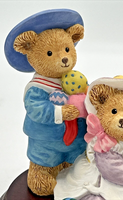 Dept 56 Upstairs Downstairs Bears Henry & Alice Bosworth Easter Egg Hunt U212