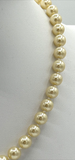 Vintage Monet Faux Pearl Choker Necklace 15" SKU PB73