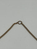 Vintage Mimi Gold Tone Turtle Pendant on Beaded Chain Necklace SKU PB73