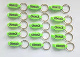 O'doul's Beer Bottle Opener Keychain Anheuser Busch Beer Lime Green Lot of 15