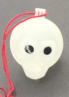 Vintage Halloween Skull Eyeball Plastic Open candy containers Pencil Topper PB80