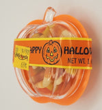 Vintage E Rosen Halloween Candy Container Pumpkin Candy Corn PB80