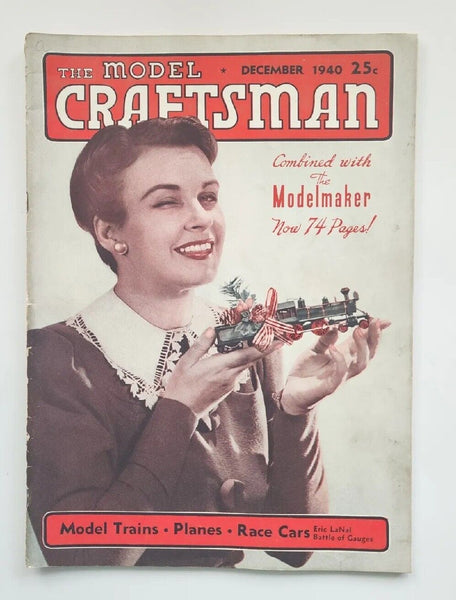 1940 The Model Craftsman December Magazine of Mechanical Hobbies M486