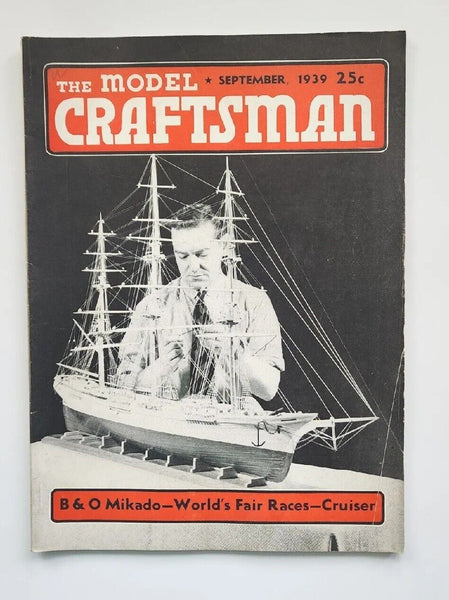 1939 The Model Craftsman September Magazine of Mechanical Hobbies M481