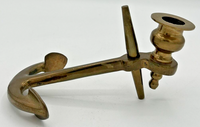 Vintage Nautical Brass Anchor Candle Holder SKU U219