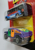 1999 Halloween Bus - Wild Hummer Fast Lane Die Cast Twin Pack Toys "R" Us HW21