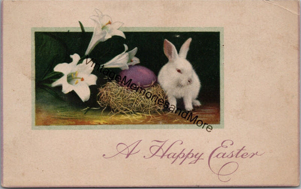 A Happy Easter Vintage Postcard PC329