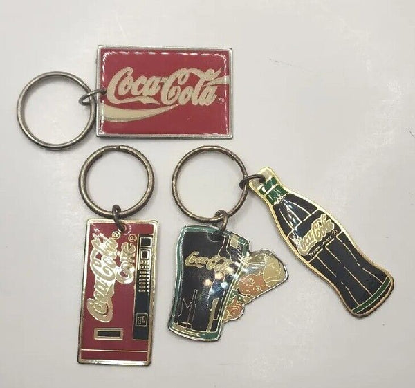 Vintage Coca Cola Souvenir Keychain Lot of 3 C-13