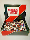 Vintage New Kids On The Block 144 Pins Pinback Button Store Display NewOldStock