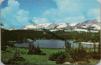 Brooklyn Lake in Snowy Range Medicine Bow National Forest WY Postcard PC347