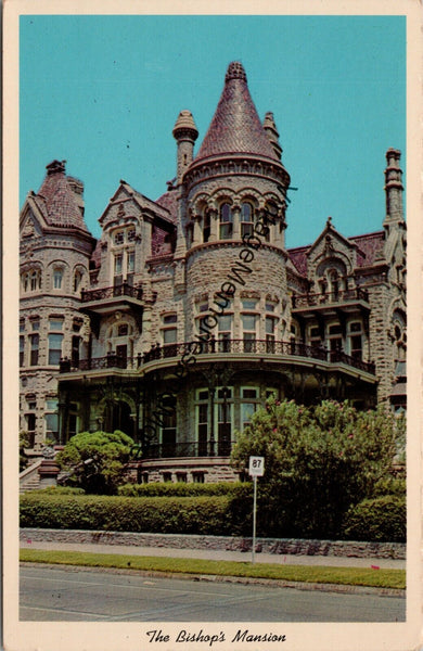 The Bishop's Mansion Galveston TX Postcard PC352